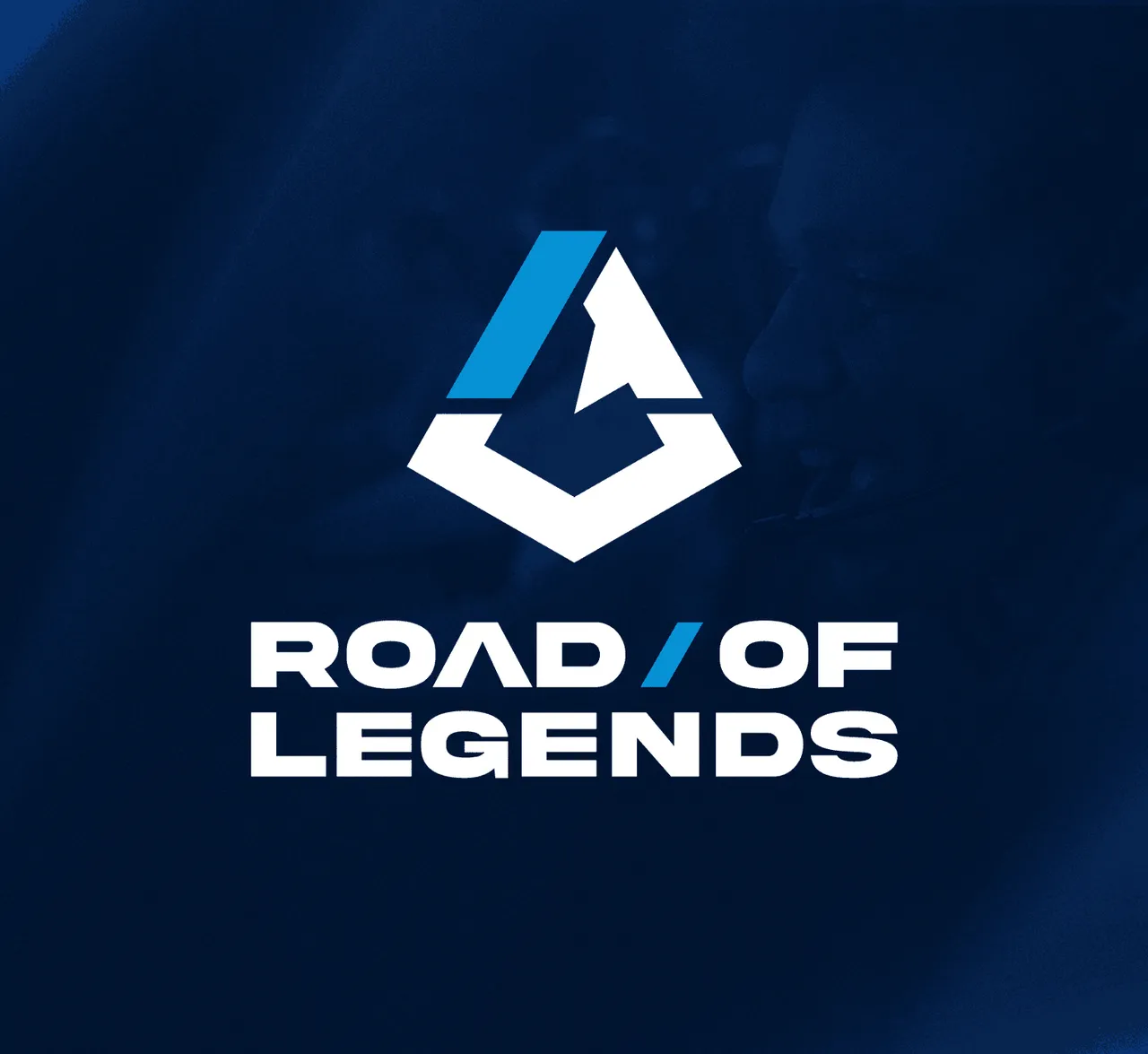 Road of Legends logo on a blue background